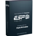 Pack 10 Codes ESIPTV Pro – Solution Revendeur IPTV