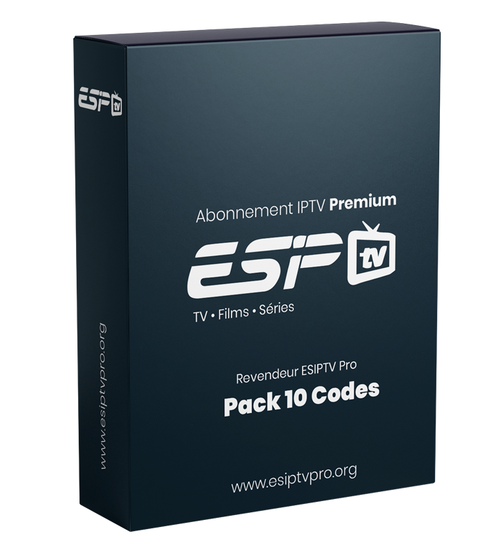 Pack 10 Codes ESIPTV Pro – Solution Revendeur IPTV