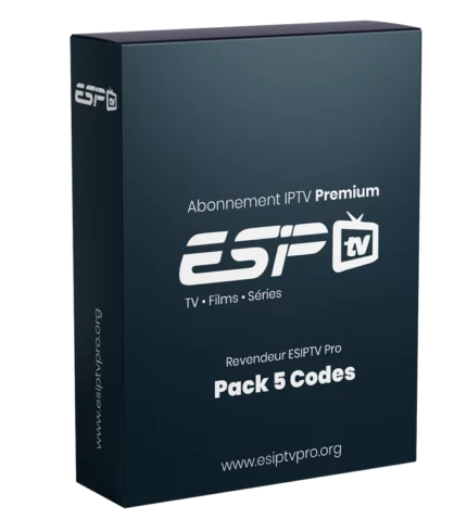Pack 5 Codes ESIPTV Pro – Offre Revendeur