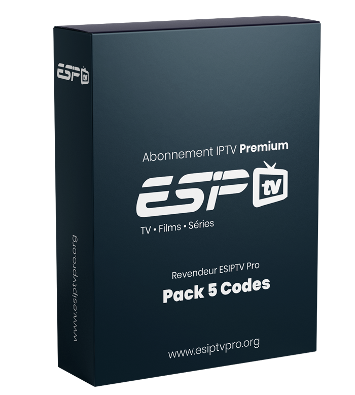Pack 5 Codes ESIPTV Pro – Offre Revendeur